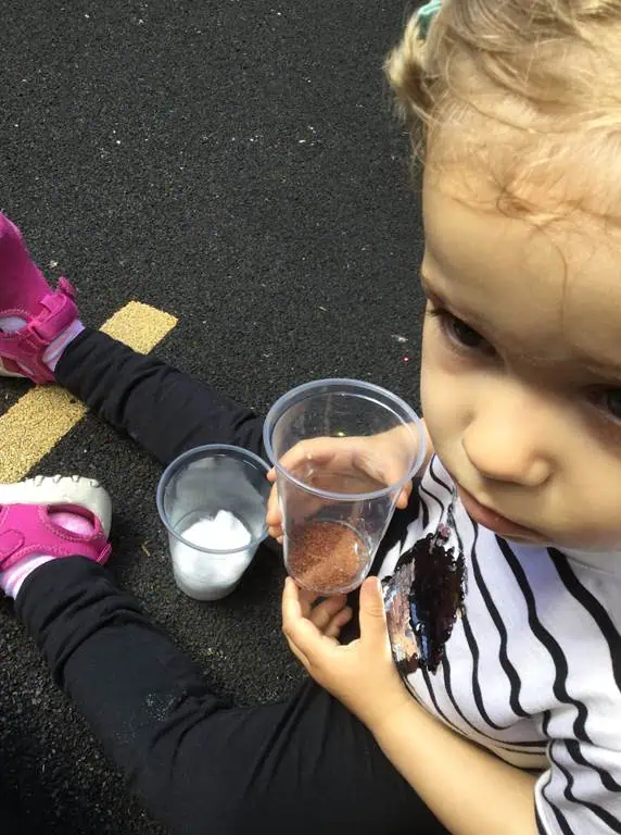 playing with bubbles
